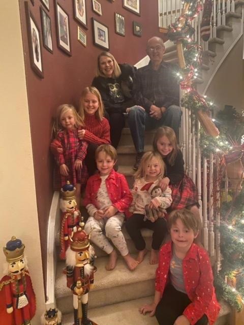 Elizabeth (Tieskens), Butch Ellis and grandchildren (2020)